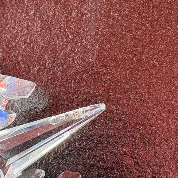 Swarovski Crystal Star Ornament with Blue Ribbon - Picture 4 of 4